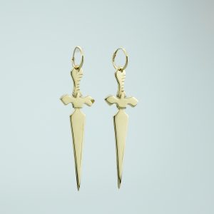 dagger earrings