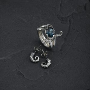 tentacle studs & tentacle ring