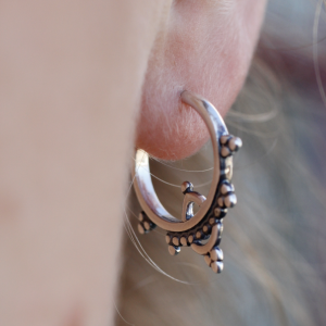 hoop earrings