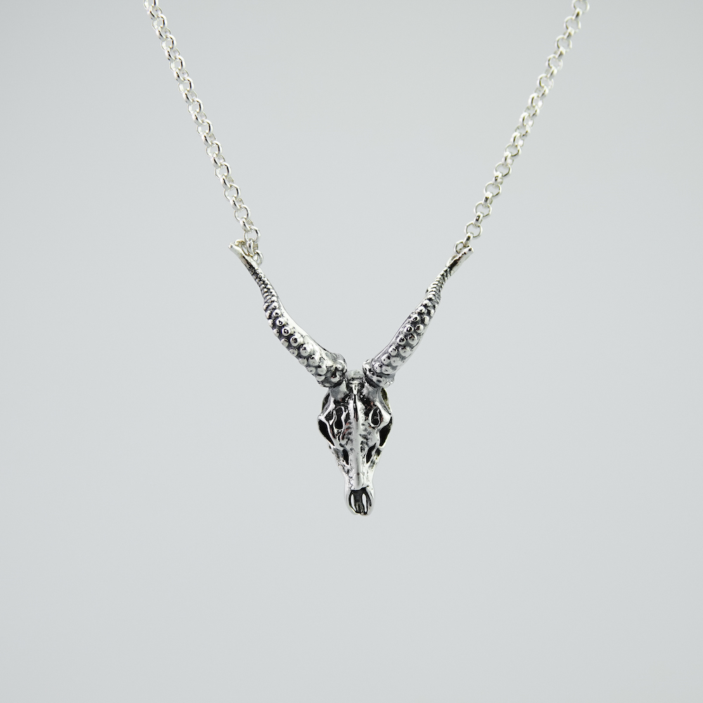 ArcTanGent Pendant - Stag Skull with Tentacles - Bloody Mary Metal