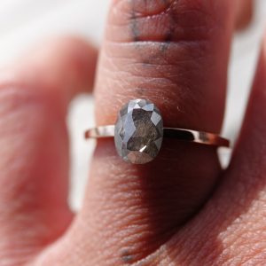 1.08ct Salt & Pepper Diamond