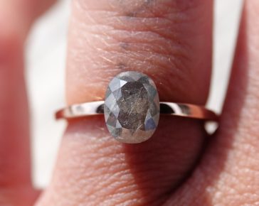 1.08ct Salt & Pepper Diamond