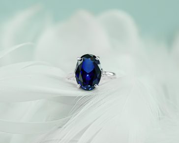 Synthetic Sapphire Mega Bling