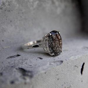 ourmalated Quartz Mega Bling