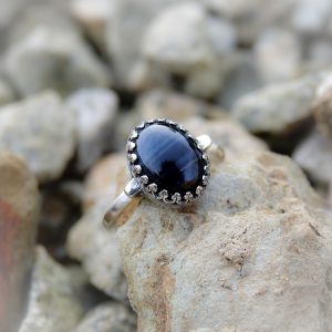Blue Tigers Eye Crown