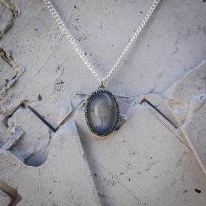 Grey Moonstone Pendant