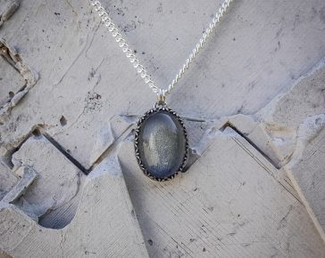 Grey Moonstone Pendant