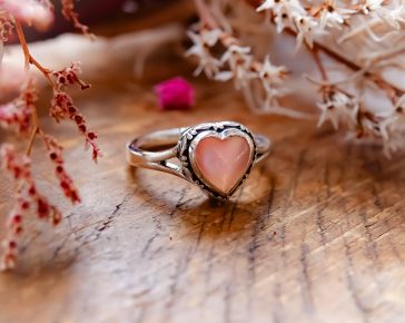 Mother Of Pearl Heart